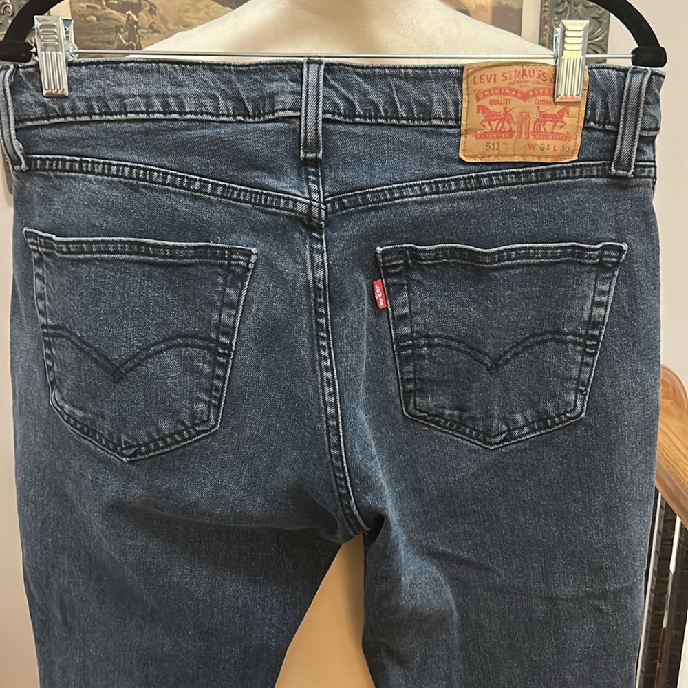 Levis 511 Jeans Dark Wash - Picture 4 of 11